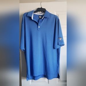 Footjoy FJ Short Sleeve Golf Polo Shirt Men's L Gentle Creek Country Club Logo
